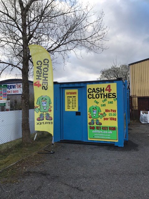 Cash For Clothes In Ebbw Vale NP236PL